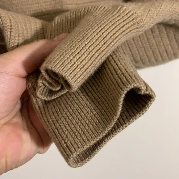 Aritzia Wilfred Lolan wool Sweater Tan Size XS - Picture 7 of 10